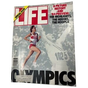 Vintage LIFE Magazine January 1984 Olympics Special Issue 84 Preview Highlights